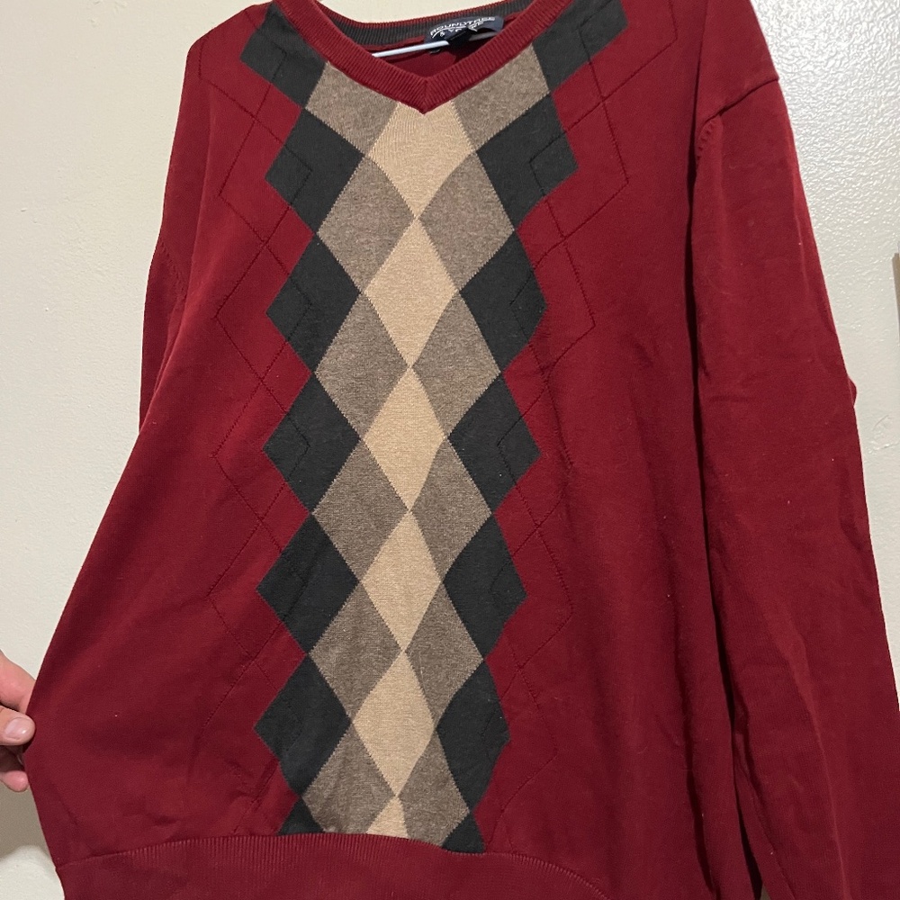 Roundtree and Yorke, XL, 100% cotton sweater